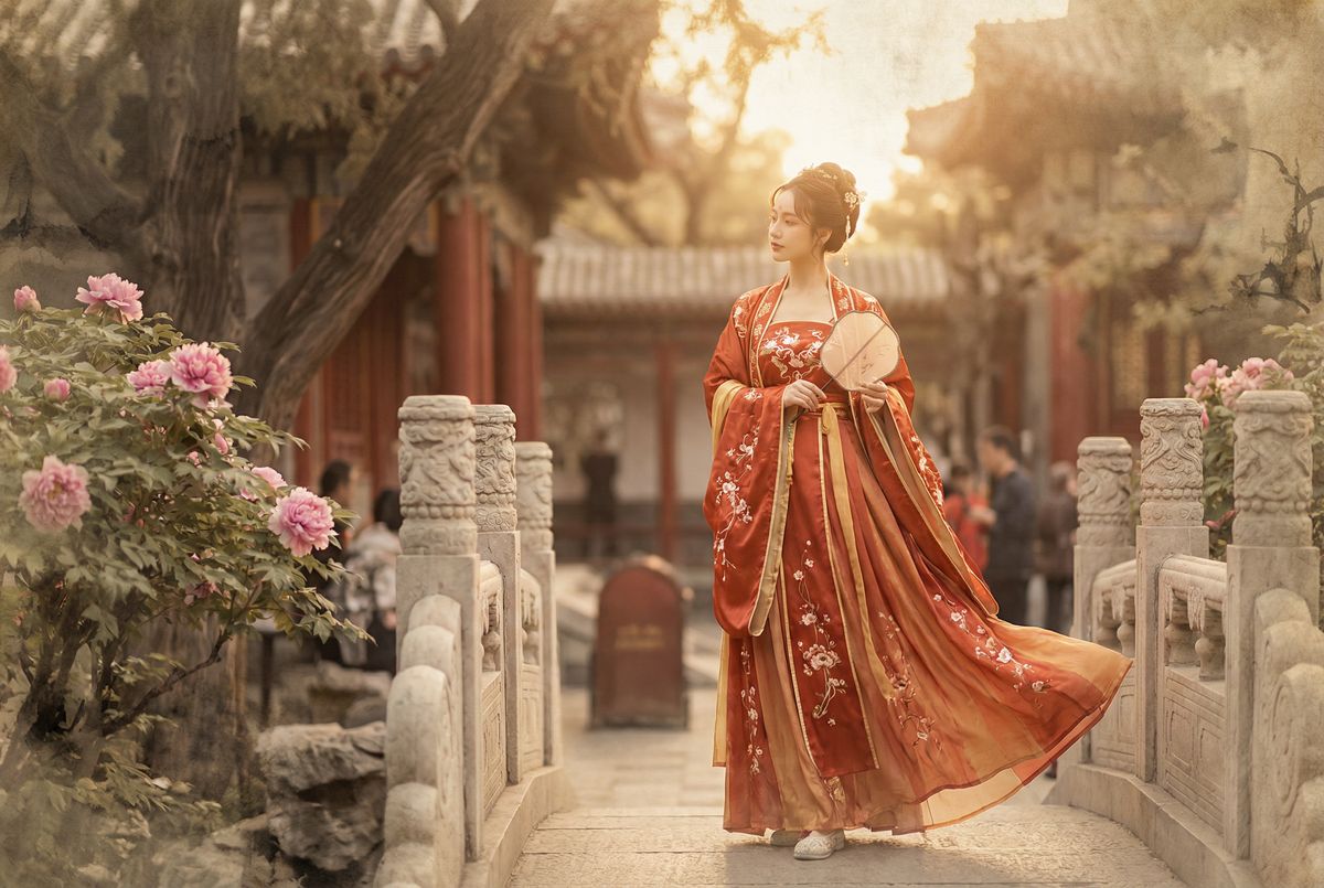 蘑菇视频汉服意境视频演示